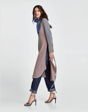 Checked tunic - Image 2